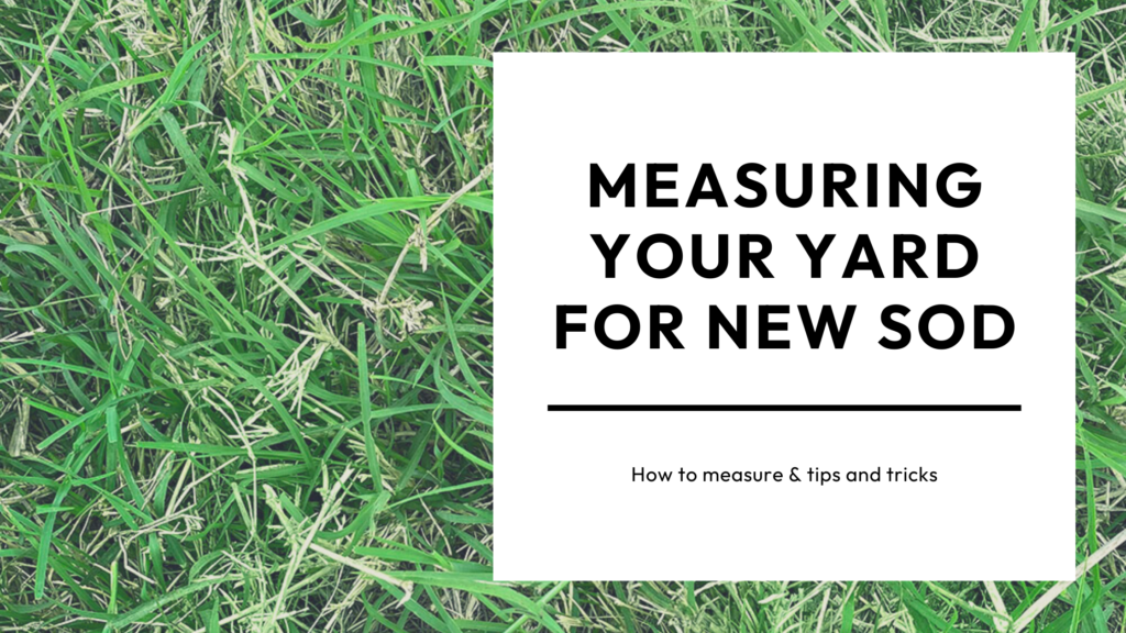 secrets to measuring your yard for sod